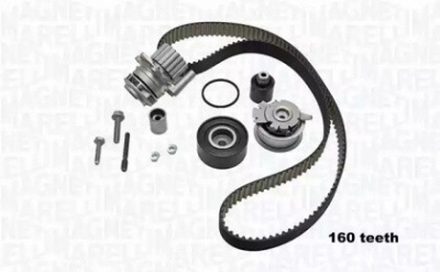 MAGNETI MARELLI 341406440001 -  Водяной насос + комплект зубчатого ремня